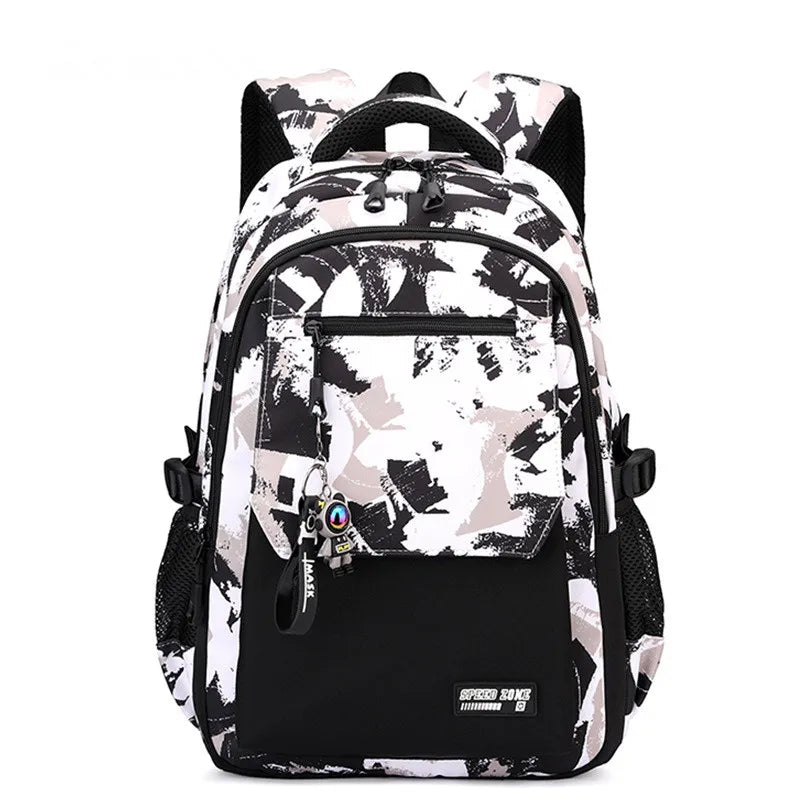 Sac à dos collégien motifs BD ou New York